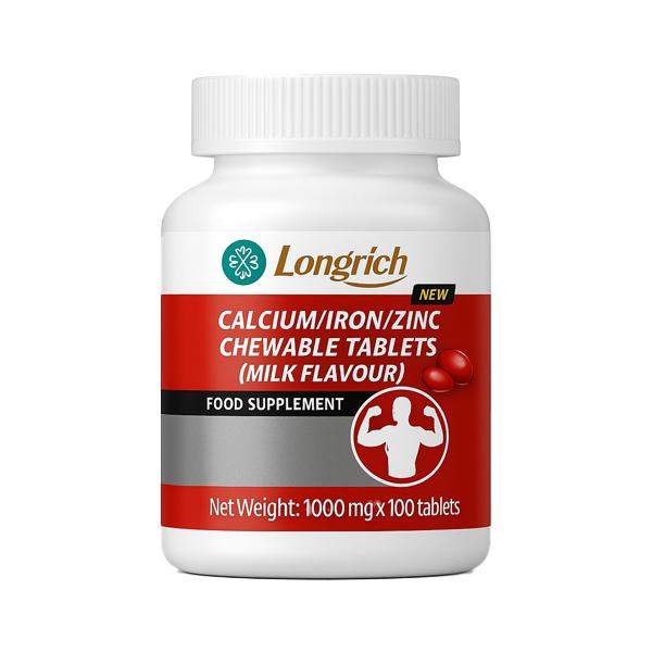 Calcium Longrich Ossature 100 comprimés
