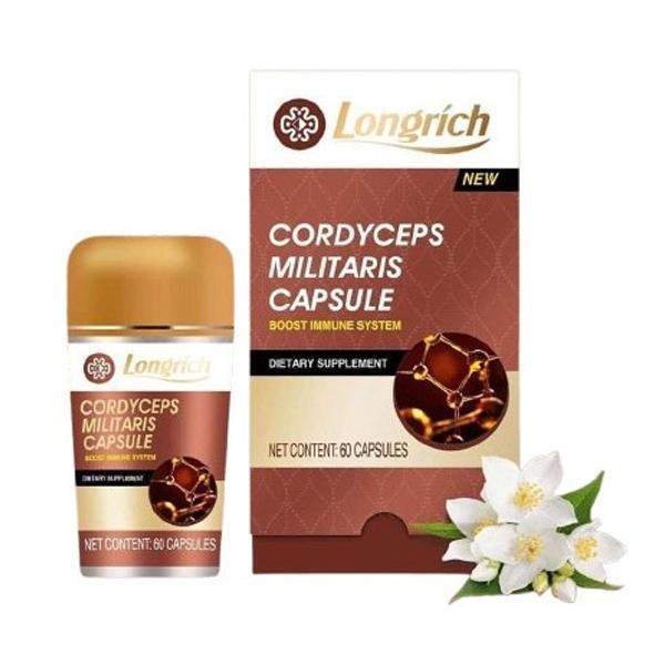 Cordyceps Militaris Longrich Immunité et Vitalité 60 gélules